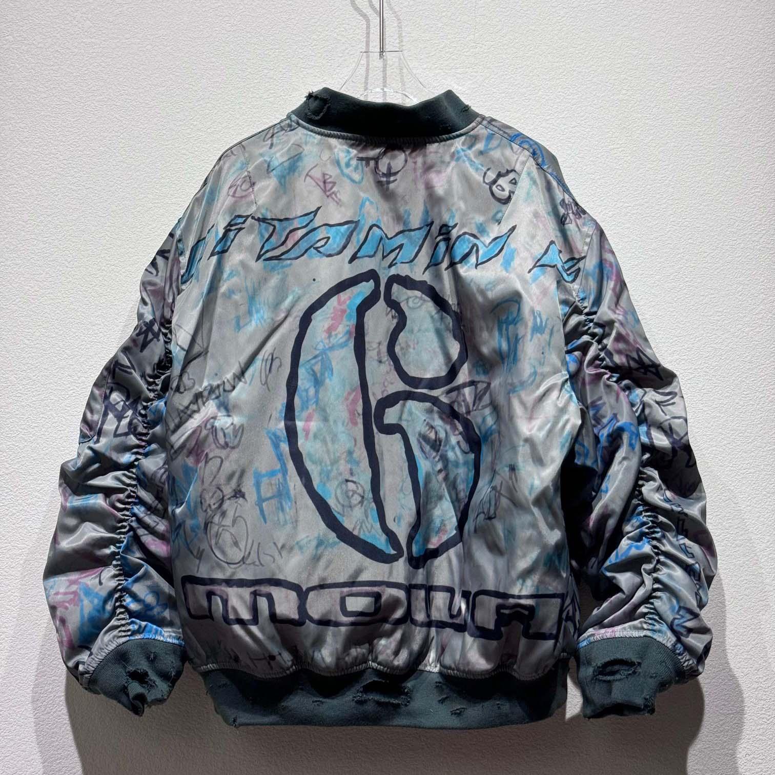 Mowalola Graffiti Bomber Jacket - EUR FASHION