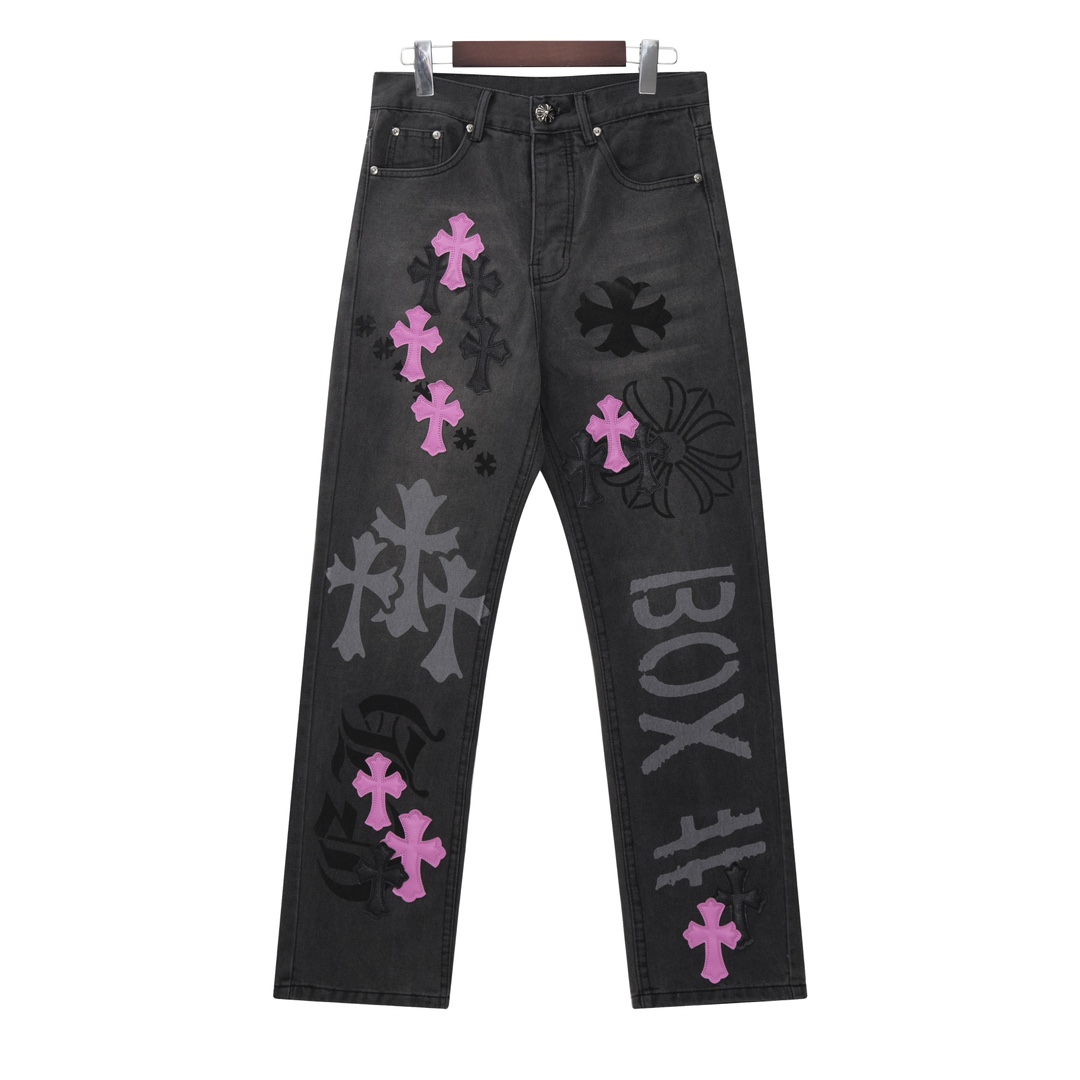 Chrome Heart Jeans - EUR FASHION