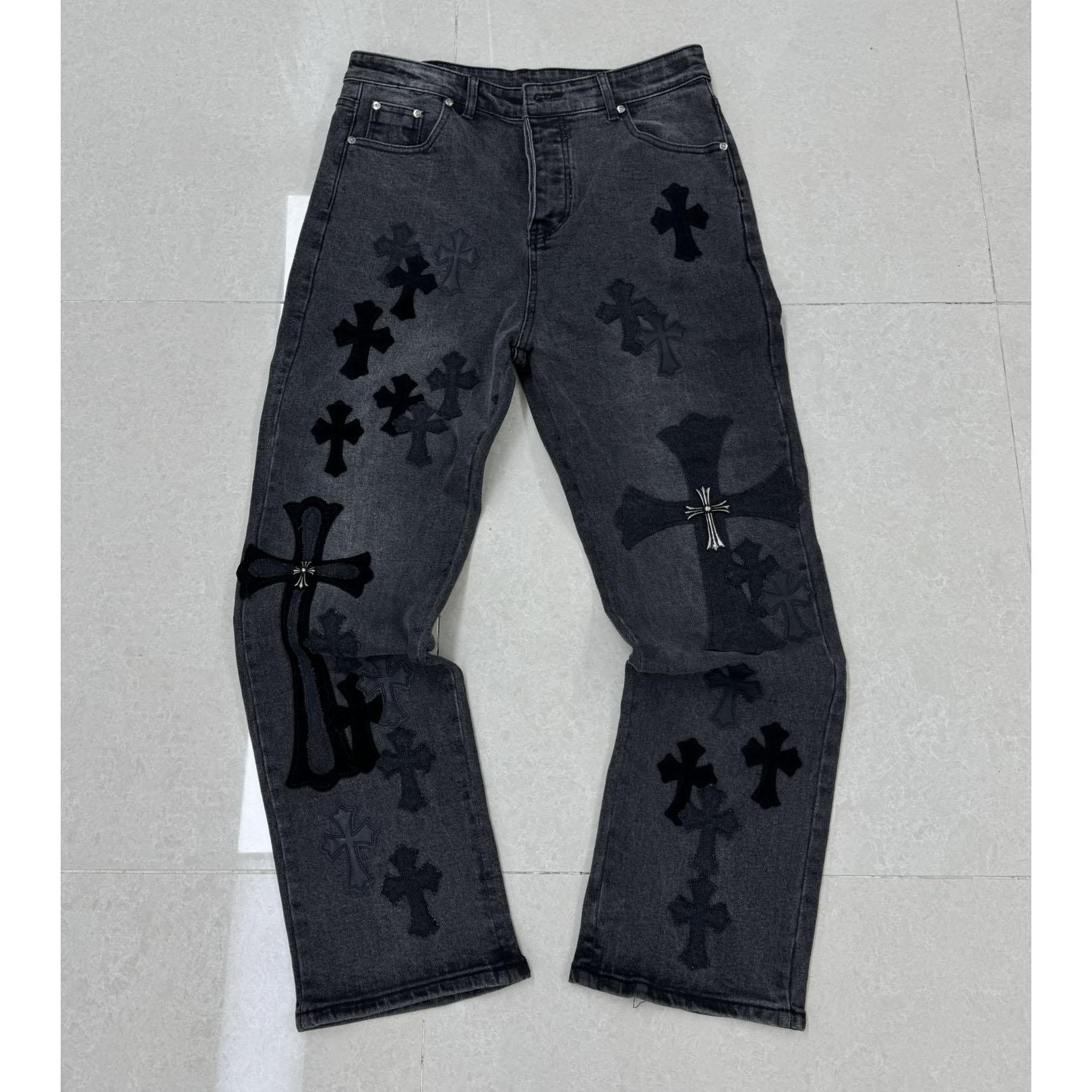 Chrome Heart X SexRecords Jeans - EUR FASHION