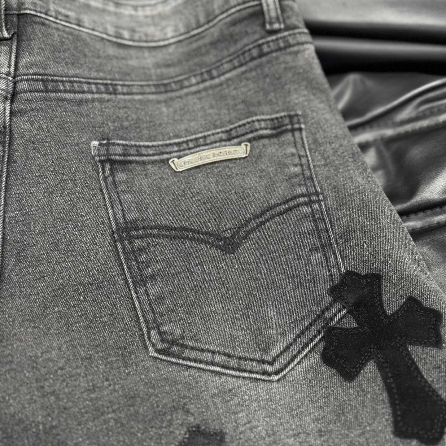 Chrome Heart X SexRecords Jeans - EUR FASHION