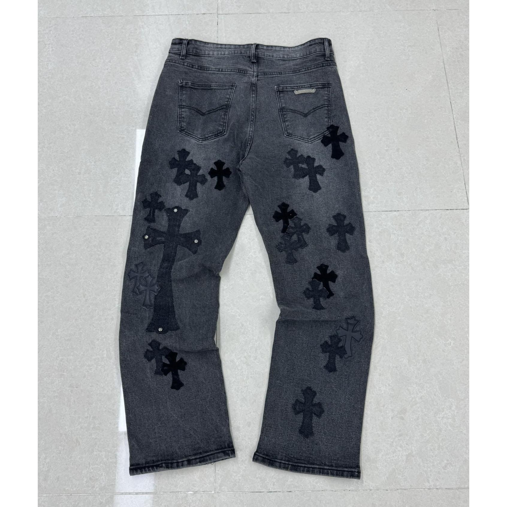 Chrome Heart X SexRecords Jeans - EUR FASHION