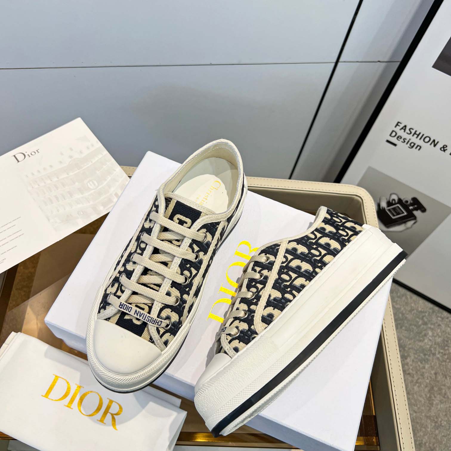 Dior Walk'n'Dior Platform Sneaker - EUR FASHION