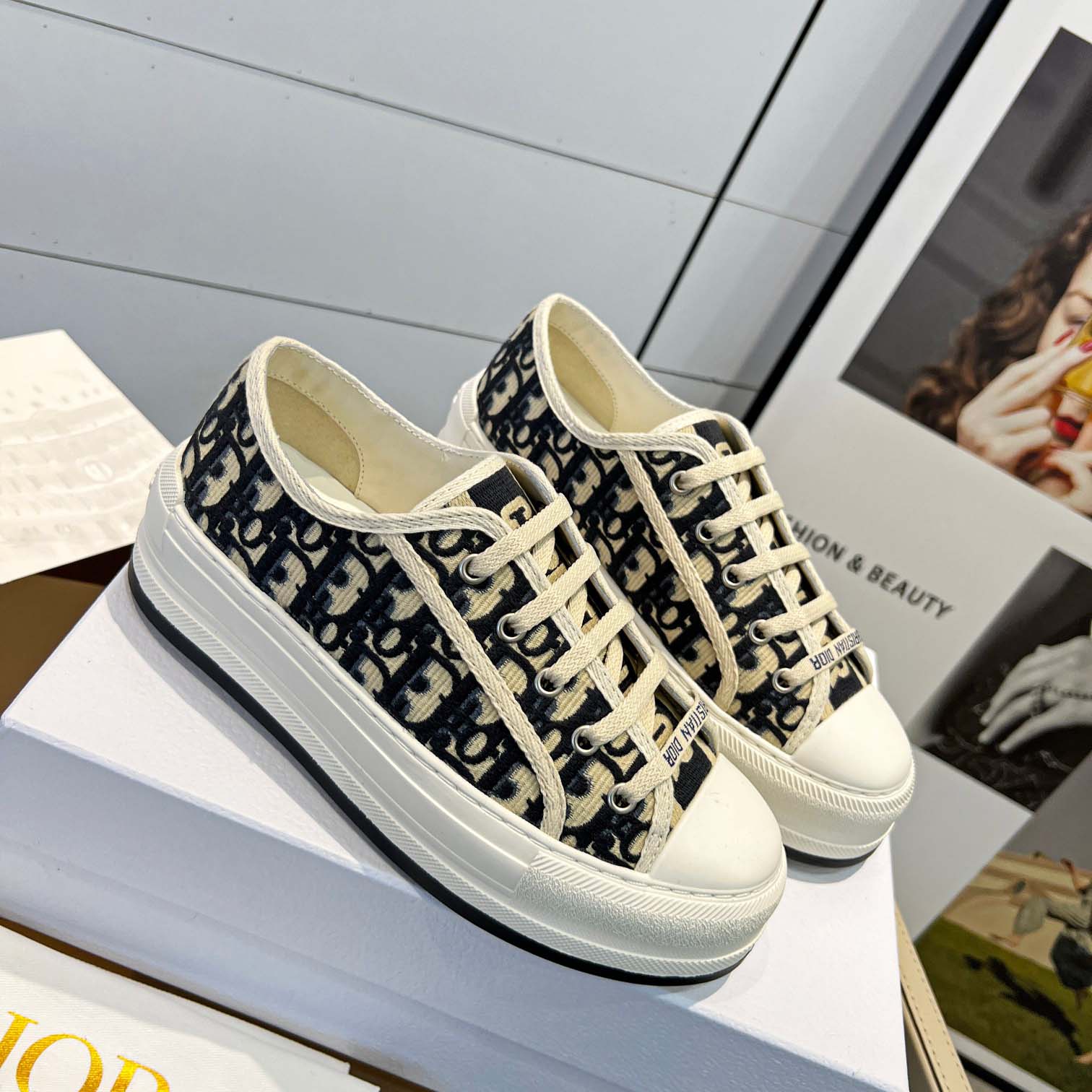 Dior Walk'n'Dior Platform Sneaker - EUR FASHION