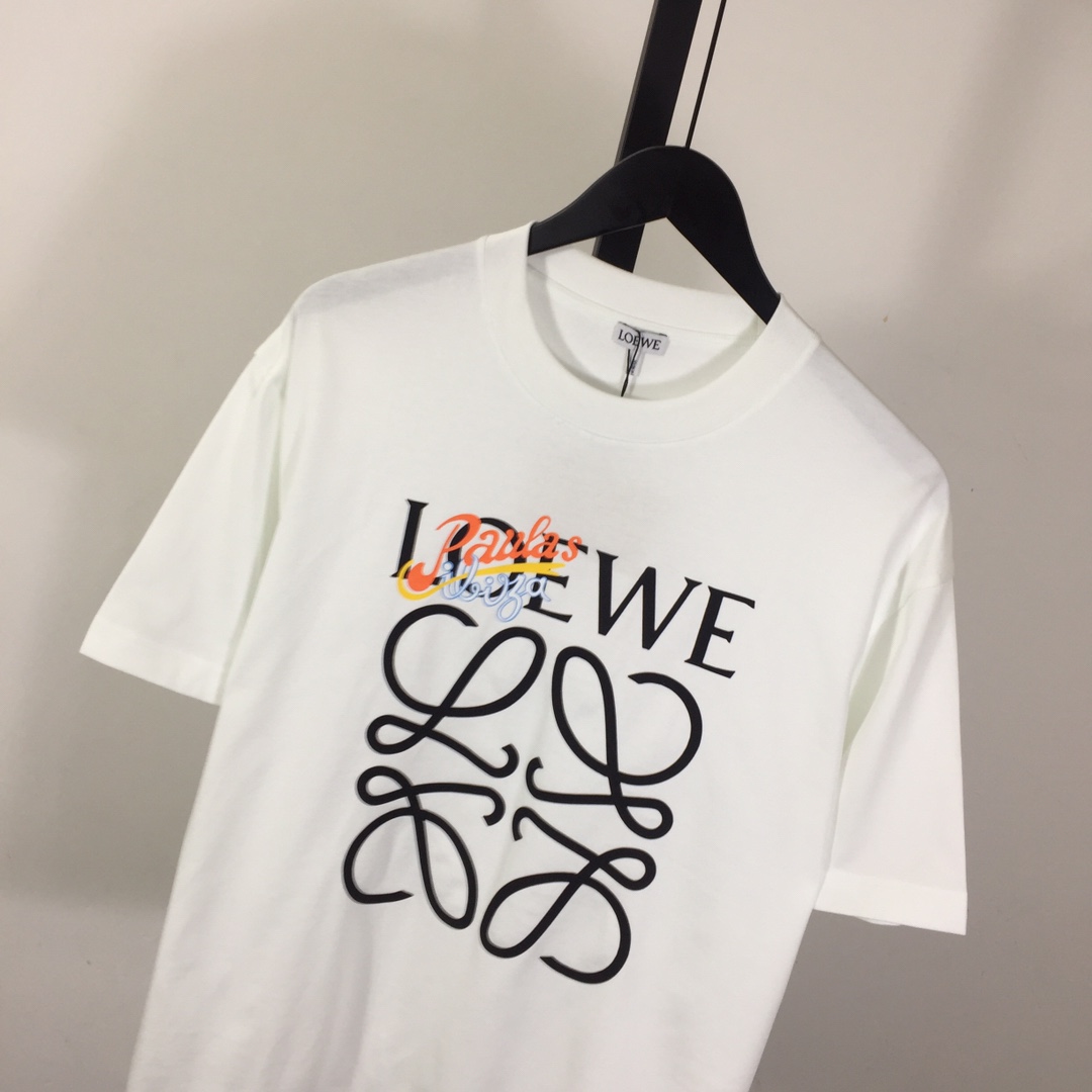 Loewe Loose Fit T-shirt In Cotton - EUR FASHION