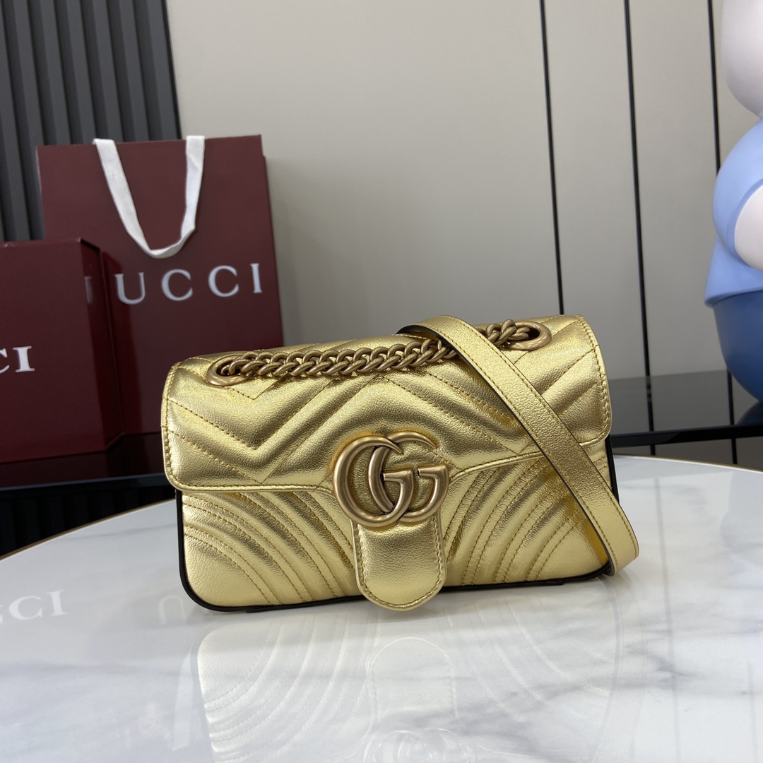 Gucci GG Marmont Mini Shoulder Bag - EUR FASHION