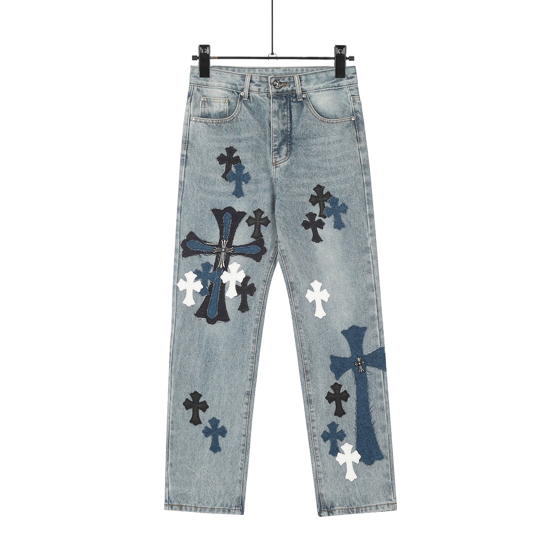 Chrome Heart Jeans - EUR FASHION