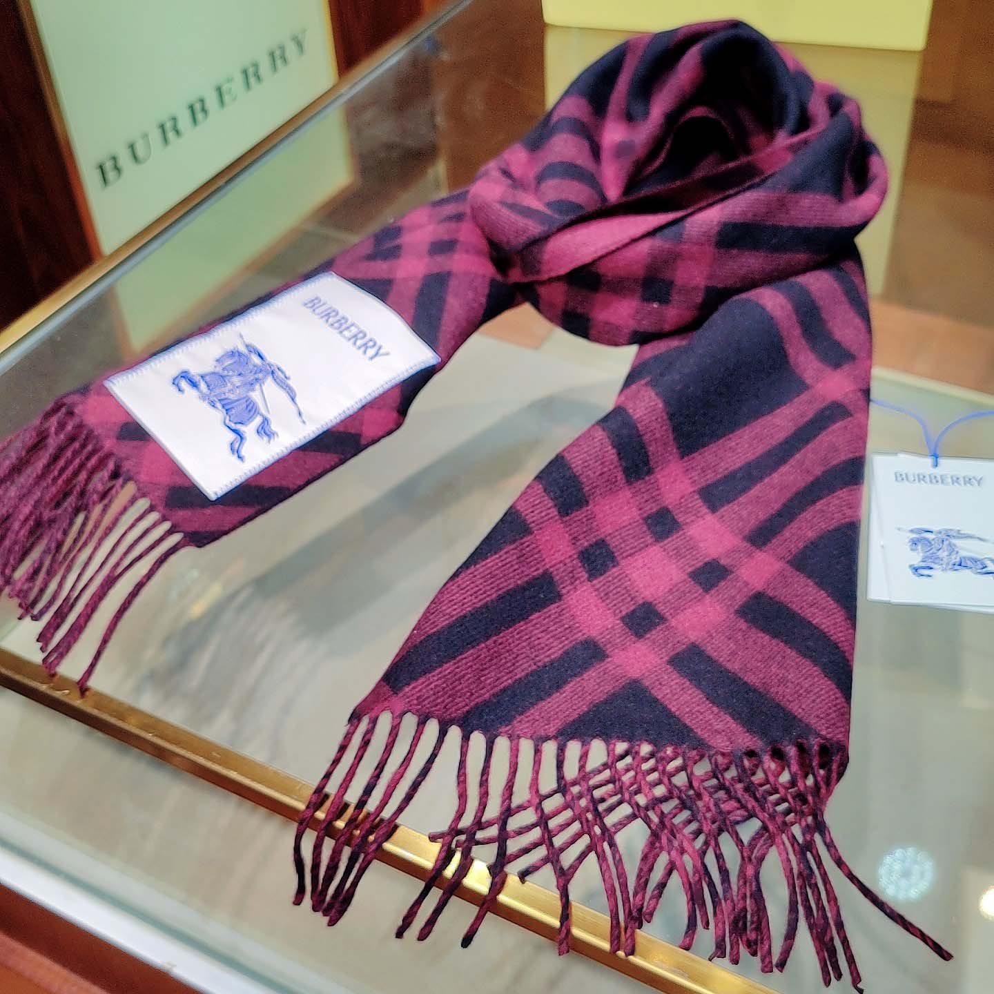 Burberry Check Cashmere Scarf - EUR FASHION