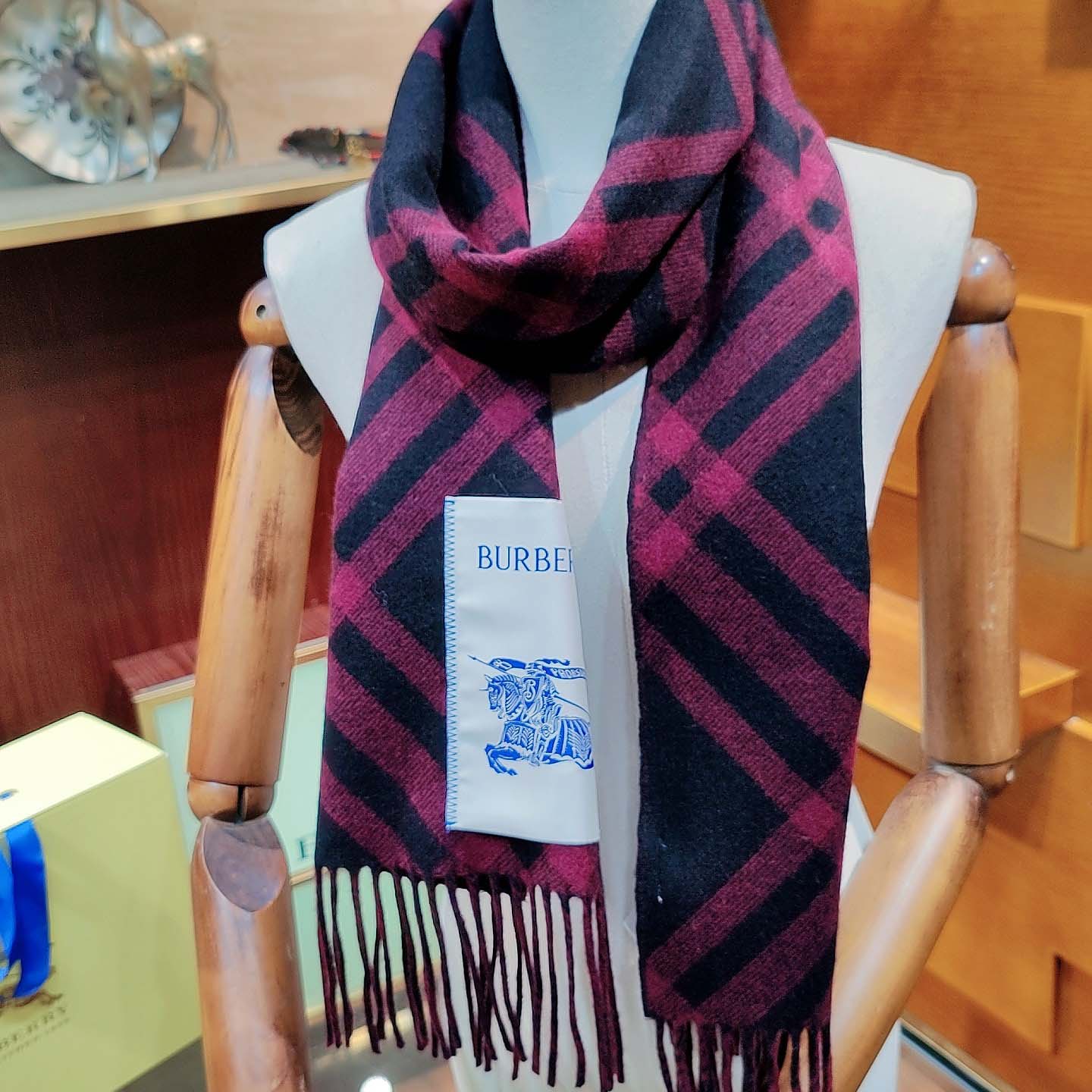 Burberry Check Cashmere Scarf - EUR FASHION