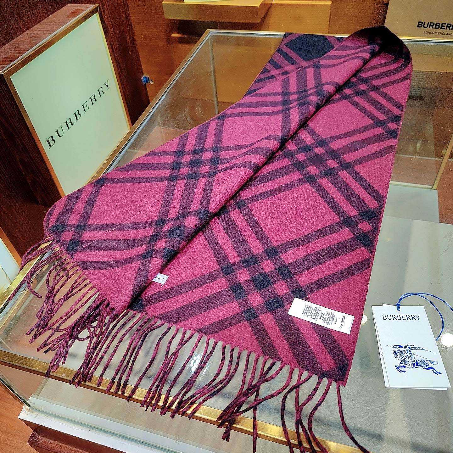 Burberry Check Cashmere Scarf - EUR FASHION