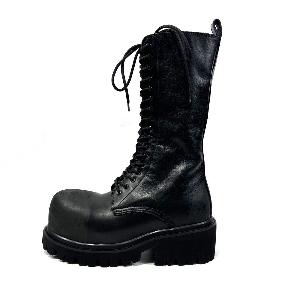 Balenciaga Stomper Boot In Black - EUR FASHION