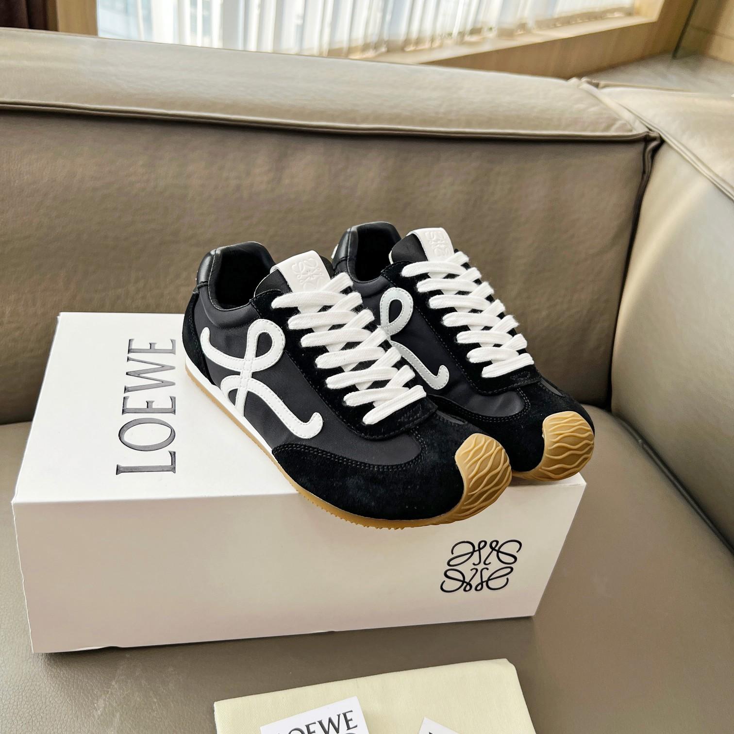 Loewe Ballet Runner 2.0 In Nylon And Calfskin - EUR FASHION