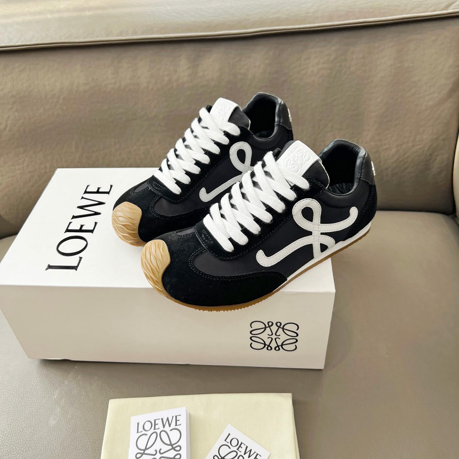 Loewe Ballet Runner 2.0 In Nylon And Calfskin - EUR FASHION