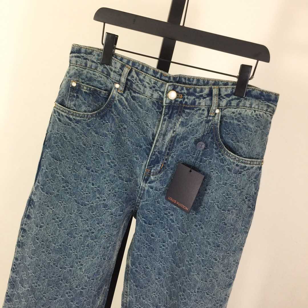 Louis Vuitton Monogram Denim Jeans - EUR FASHION