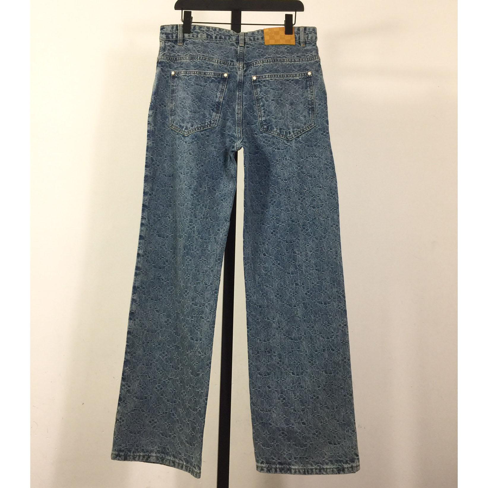 Louis Vuitton Monogram Denim Jeans - EUR FASHION