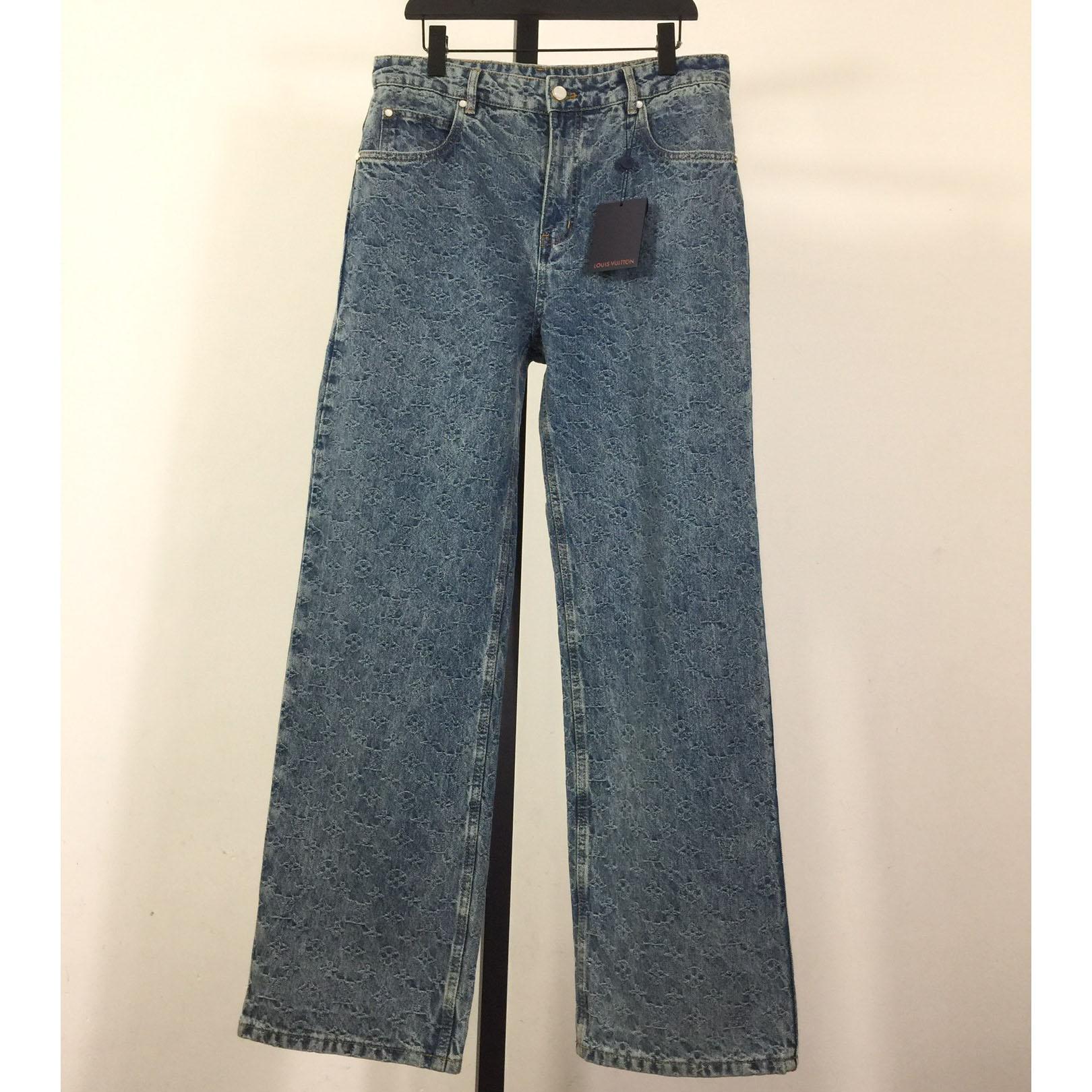 Louis Vuitton Monogram Denim Jeans - EUR FASHION