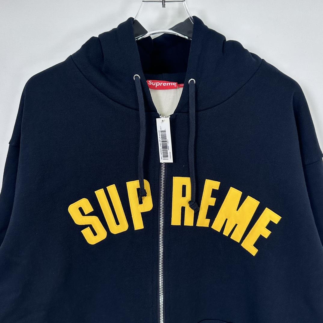 Supreme Arc Thermal Zip Up Hooded Sweatshirt - EUR FASHION