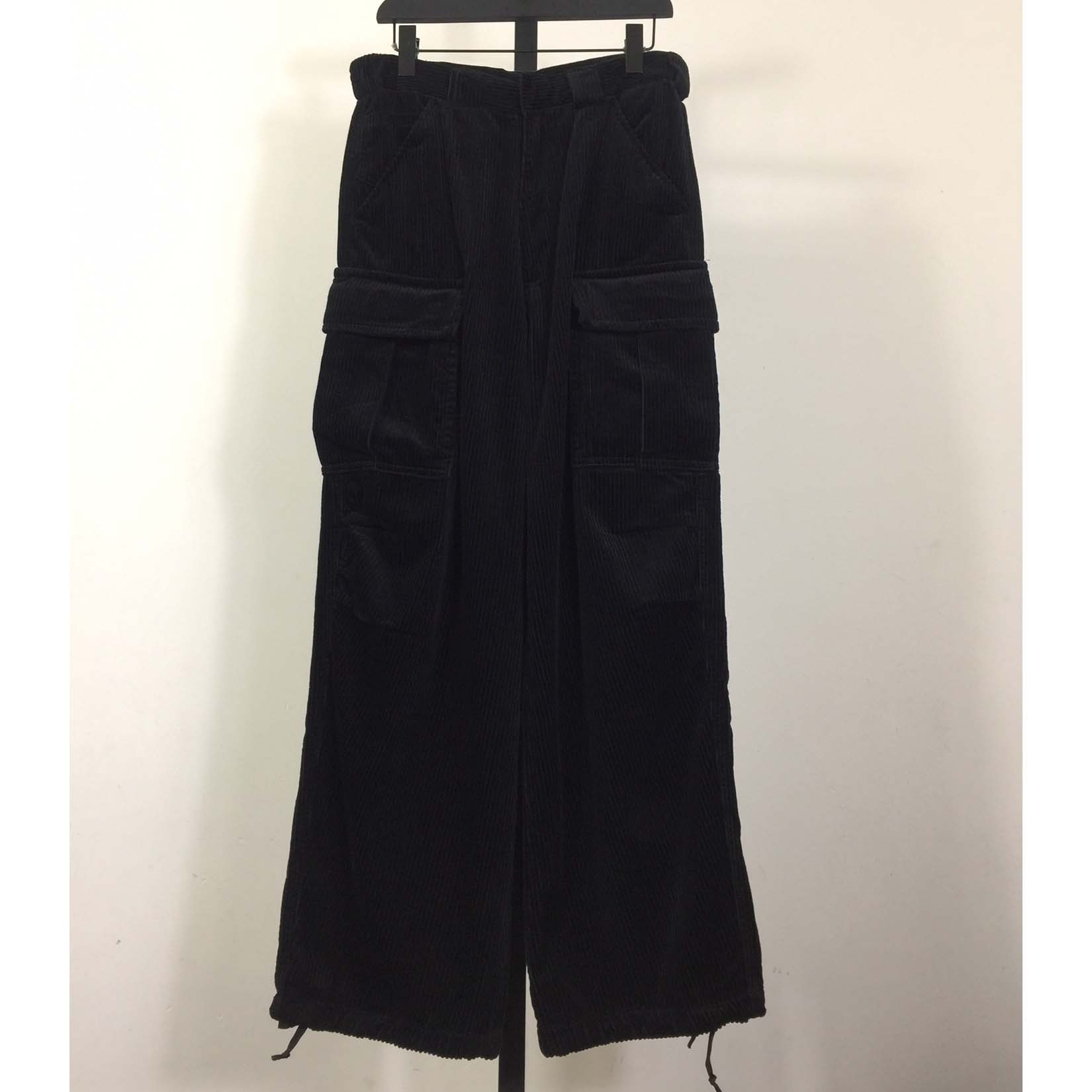 Prada Corduroy Pants With Cargo Pockets - EUR FASHION