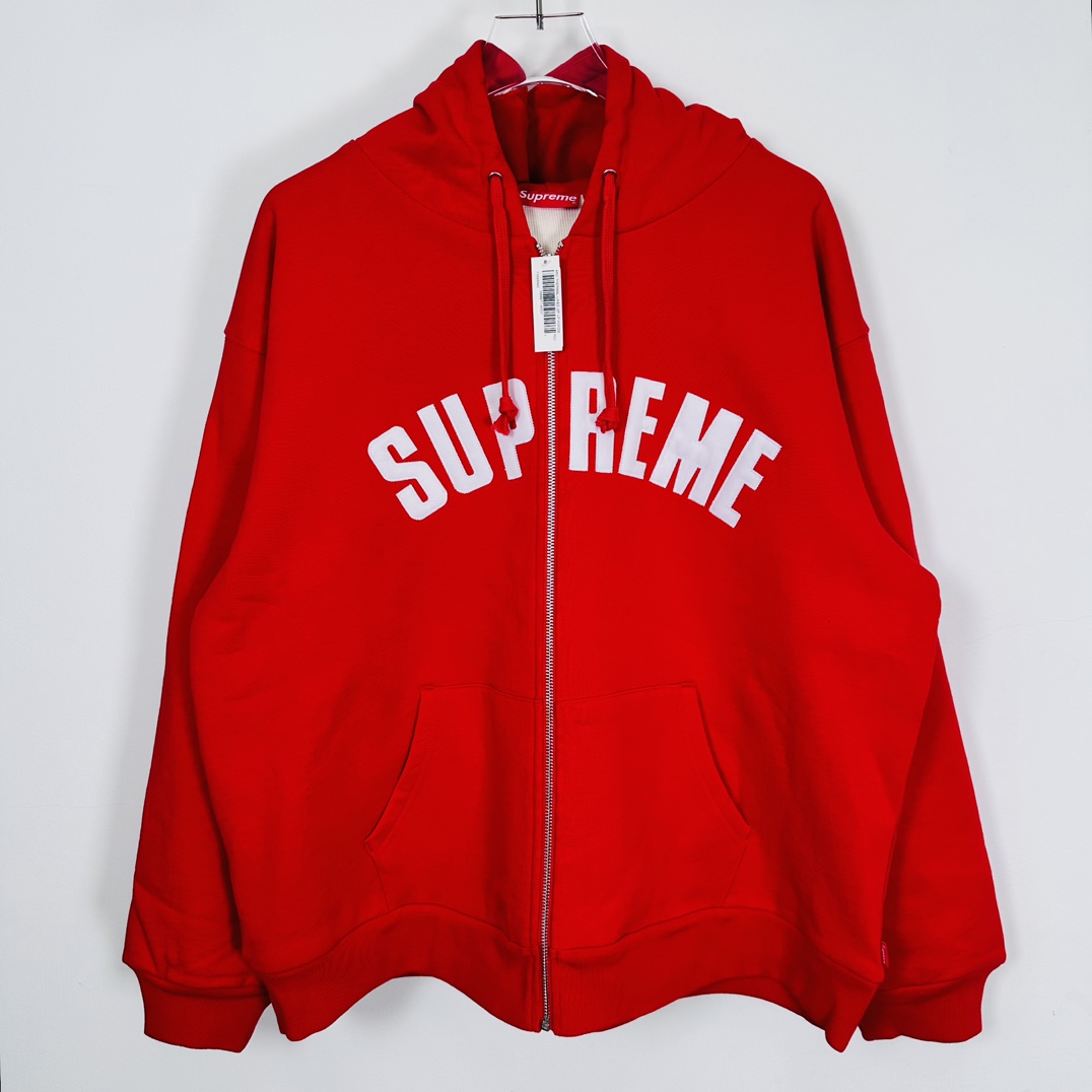 Supreme Arc Thermal Zip Up Hooded Sweatshirt - EUR FASHION