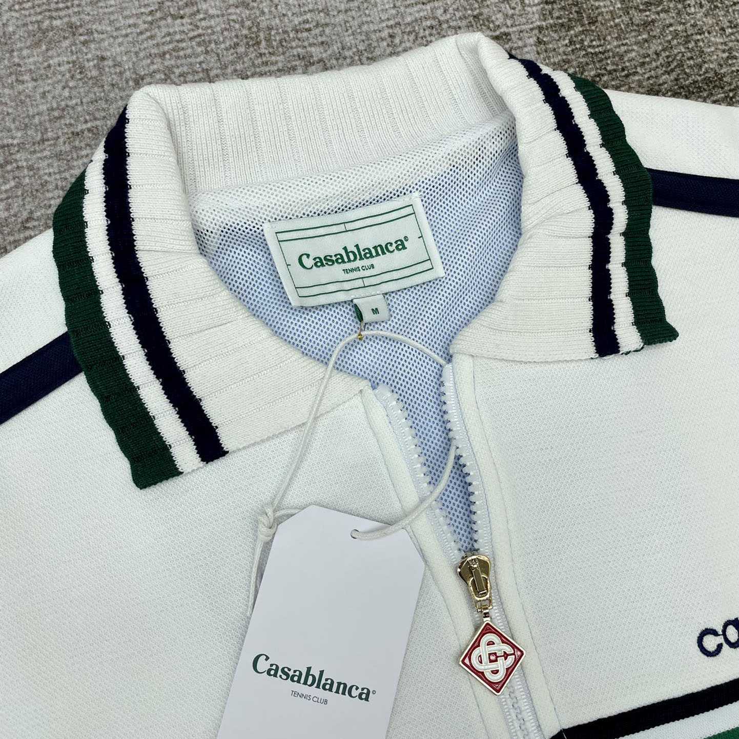 Casablanca Logo-embroidered Panelled Track Jacket   c880 - EUR FASHION