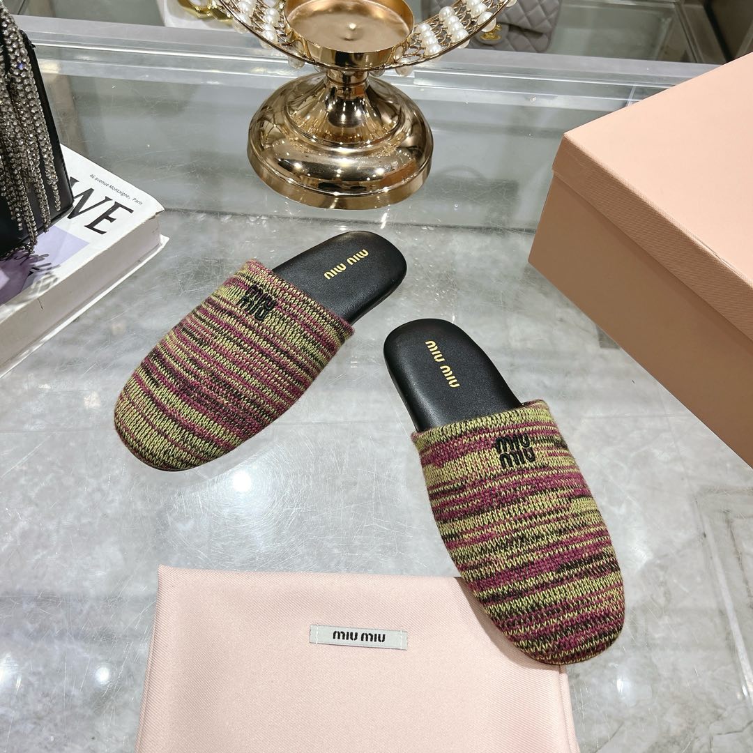 Miu Miu Wool slippers - EUR FASHION