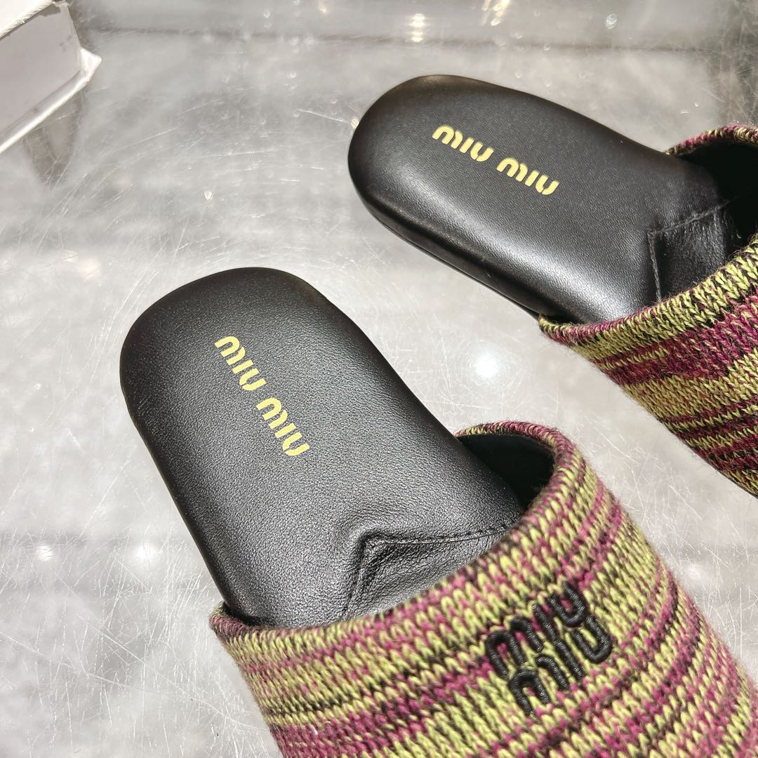 Miu Miu Wool slippers - EUR FASHION