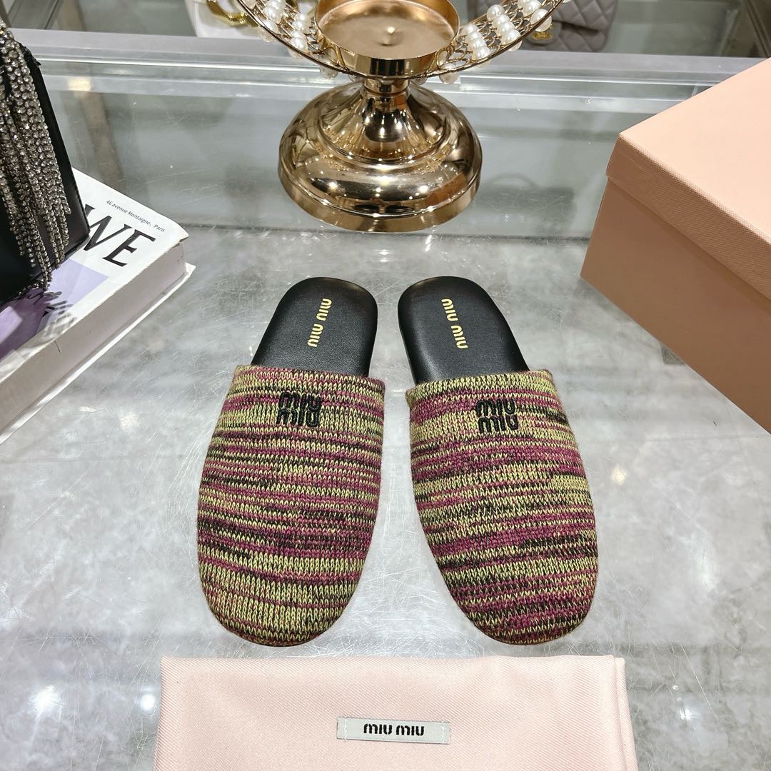 Miu Miu Wool slippers - EUR FASHION