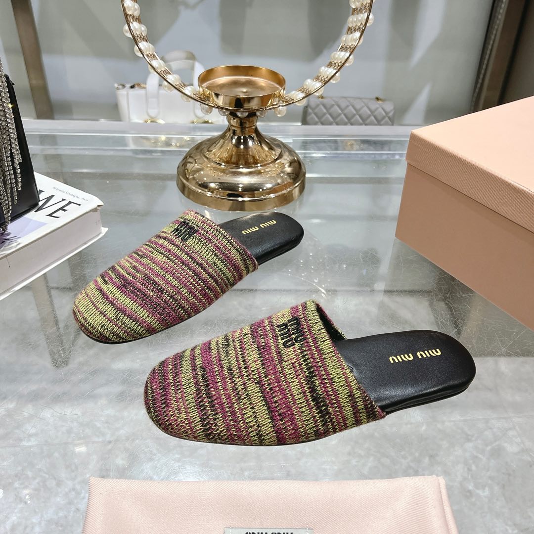 Miu Miu Wool slippers - EUR FASHION