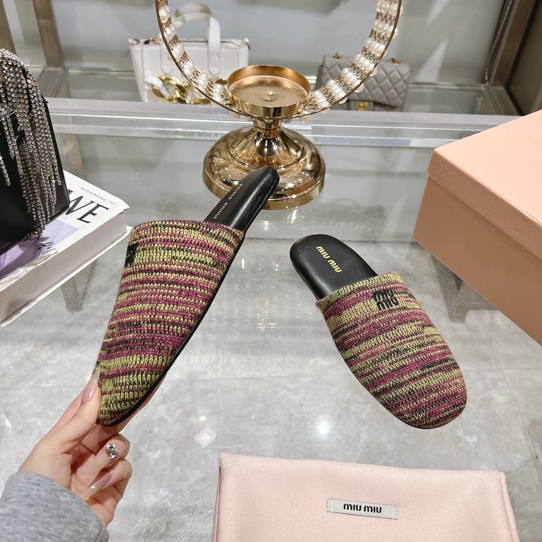 Miu Miu Wool slippers - EUR FASHION