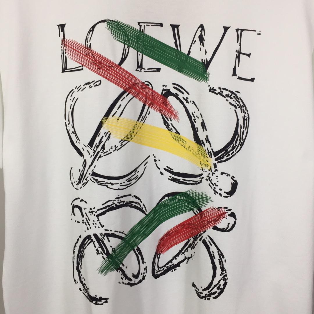 Loewe Loose Fit T-shirt In Cotton - EUR FASHION