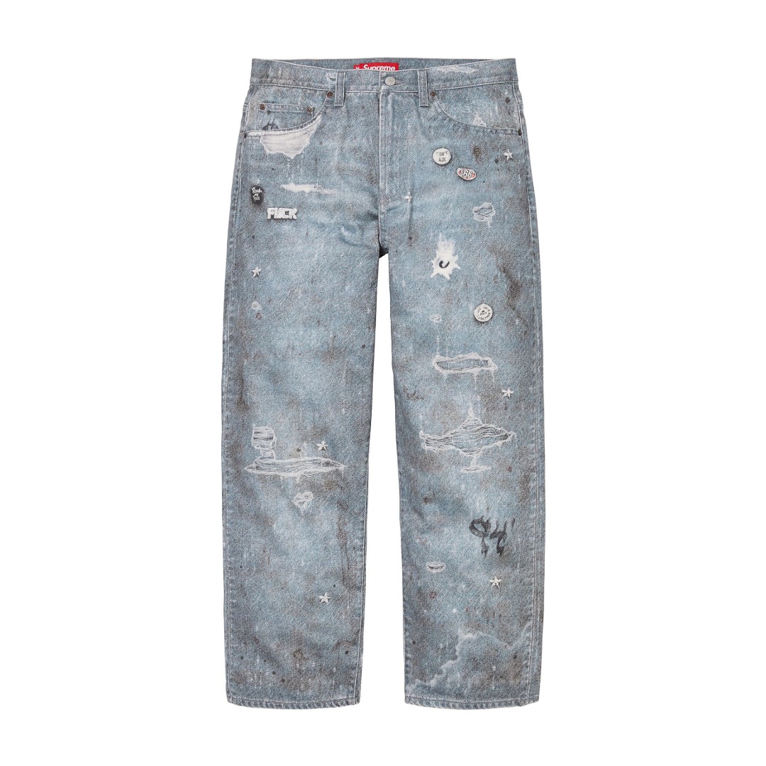 Supreme HJR Trompe L'oeil Loose Fit Jean 'Blue' - EUR FASHION