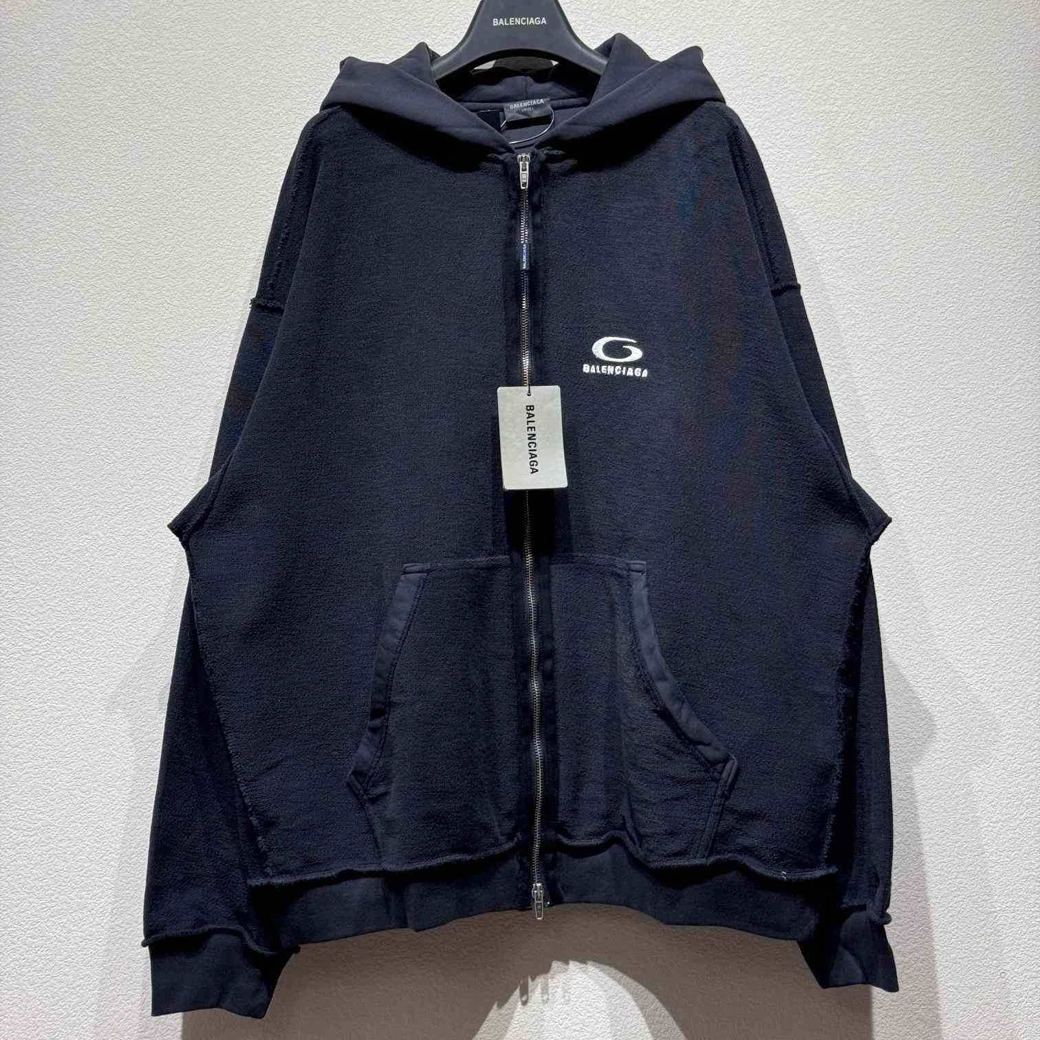 Balenciaga Zip-Up Hoodie  - EUR FASHION