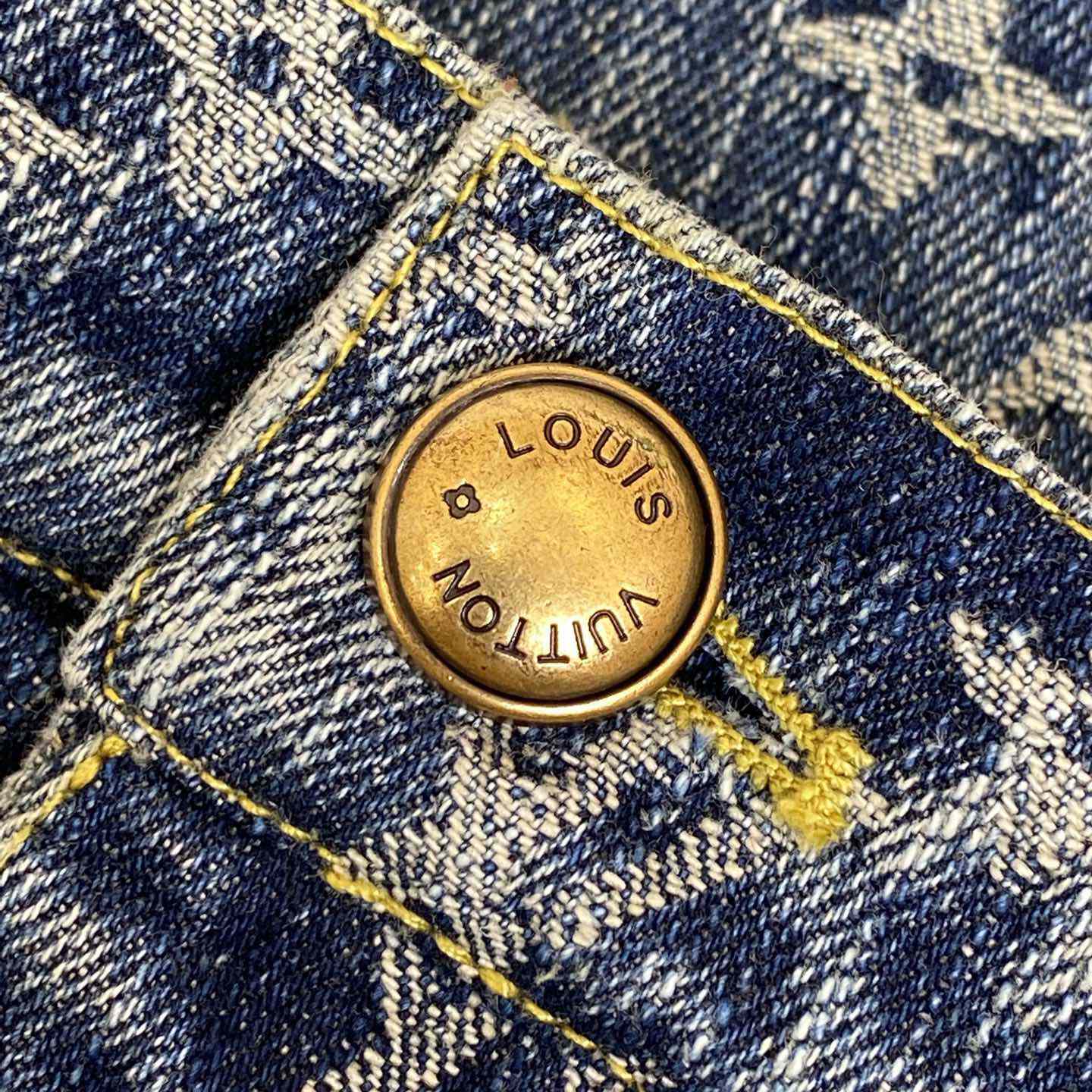 Louis Vuitton Monogram Denim Tailored Pants    1AGIV1 - EUR FASHION