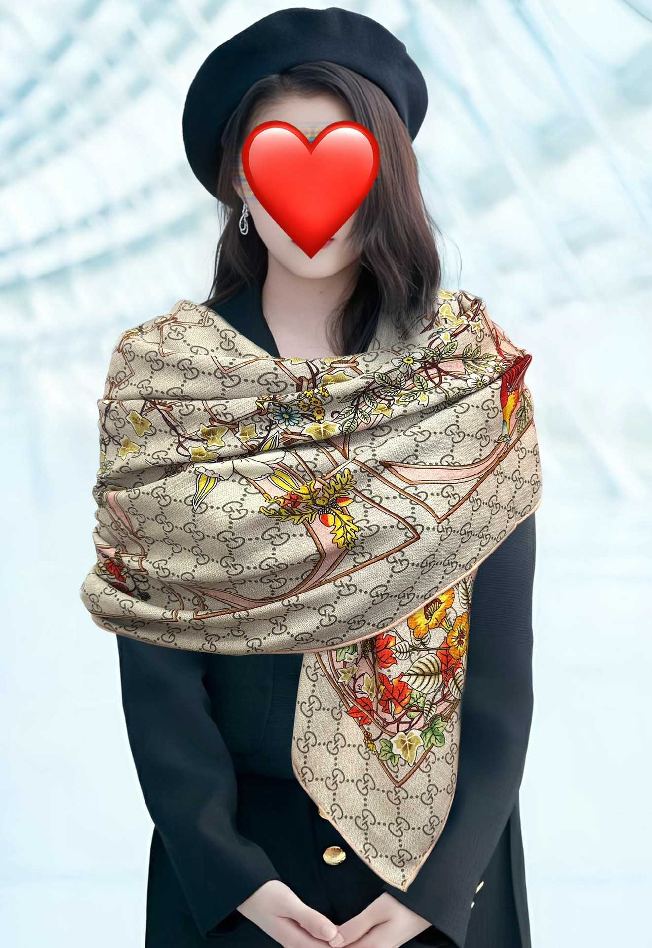 Gucci Scarf    140x140cm - EUR FASHION