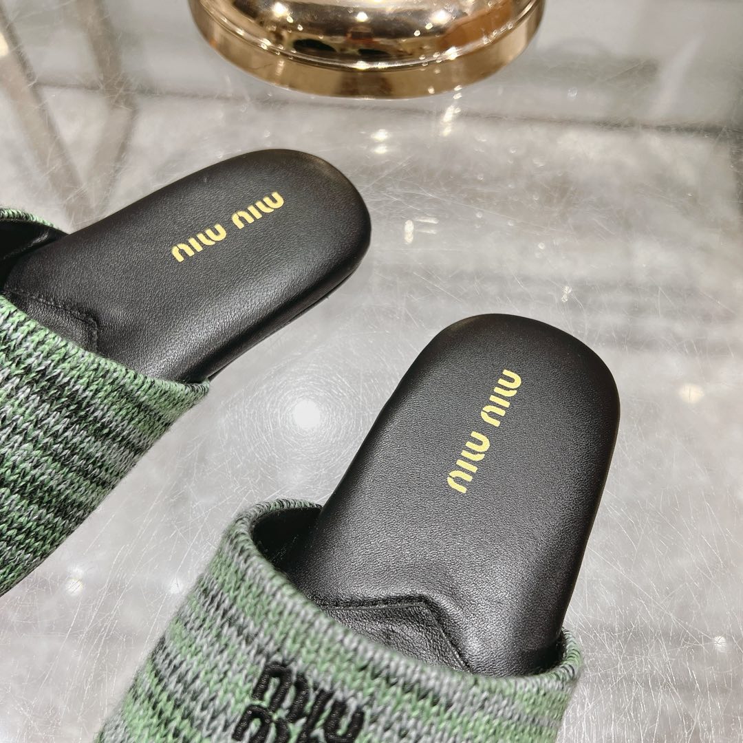 Miu Miu Wool slippers - EUR FASHION