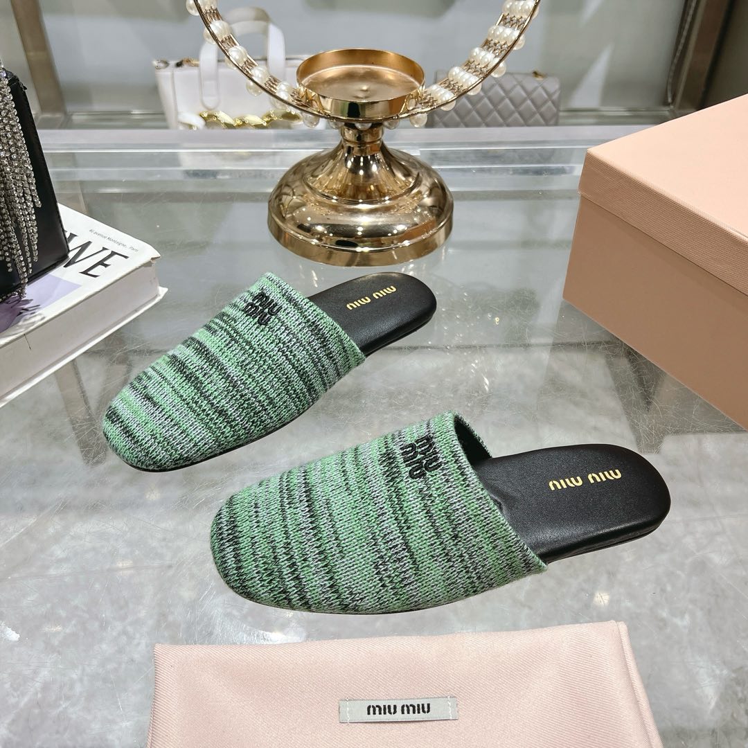 Miu Miu Wool slippers - EUR FASHION