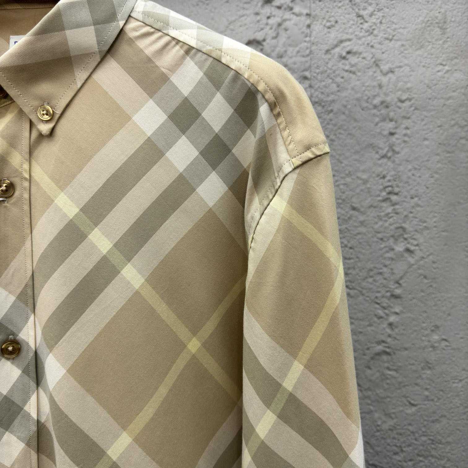 Burberry Vintage-check Cotton Shirt - EUR FASHION