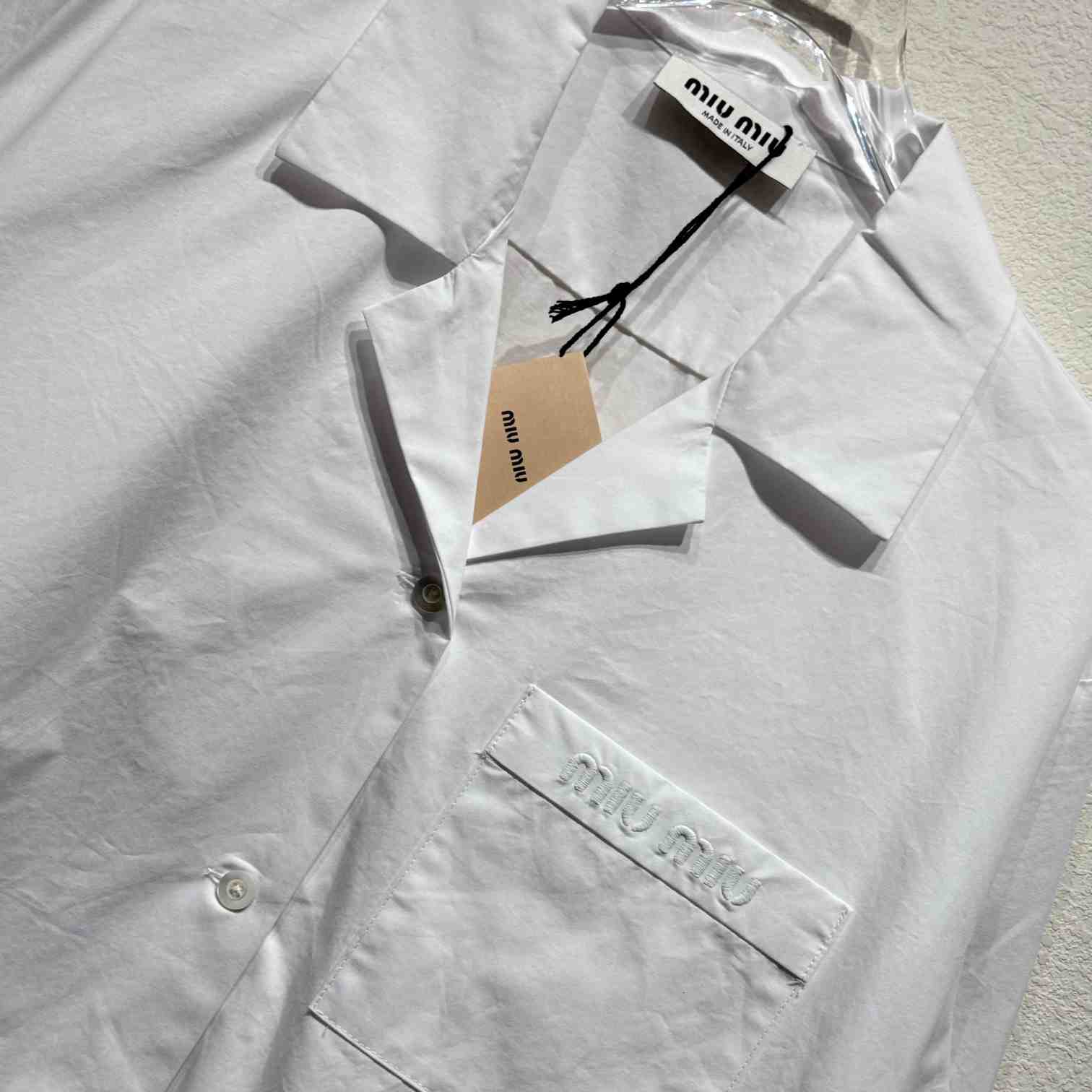 Miu Miu Poplin Shirt - EUR FASHION