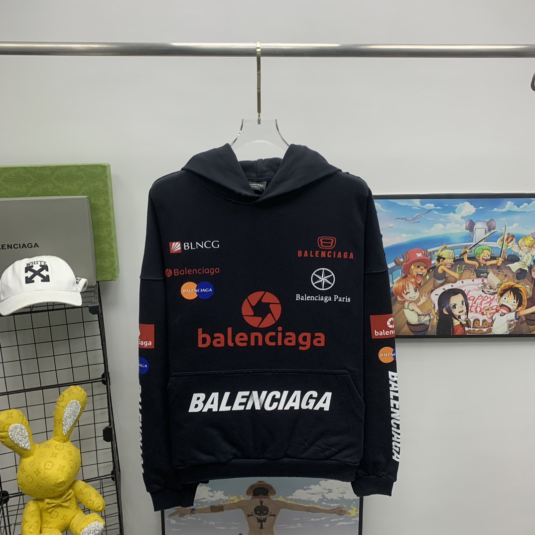 Balenciaga Top League Hoodie - EUR FASHION