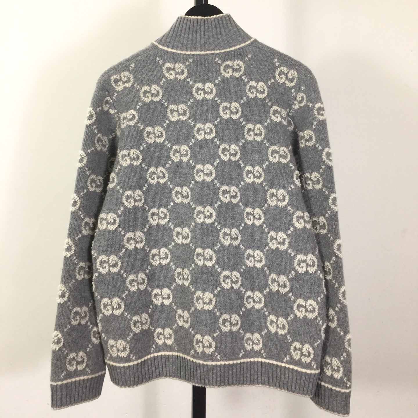 Gucci GG Wool Bouclé Jacquard Cardigan  - EUR FASHION