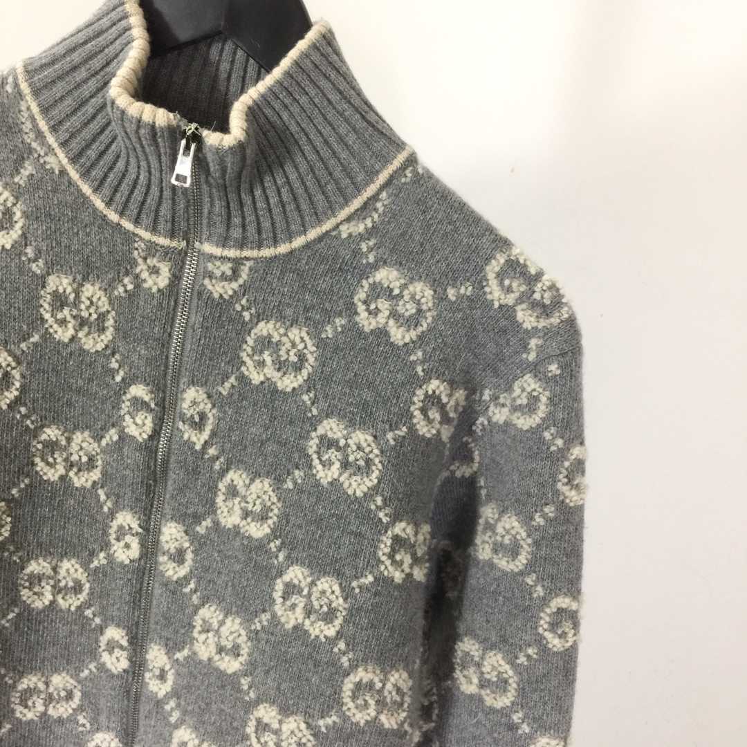 Gucci GG Wool Bouclé Jacquard Cardigan  - EUR FASHION