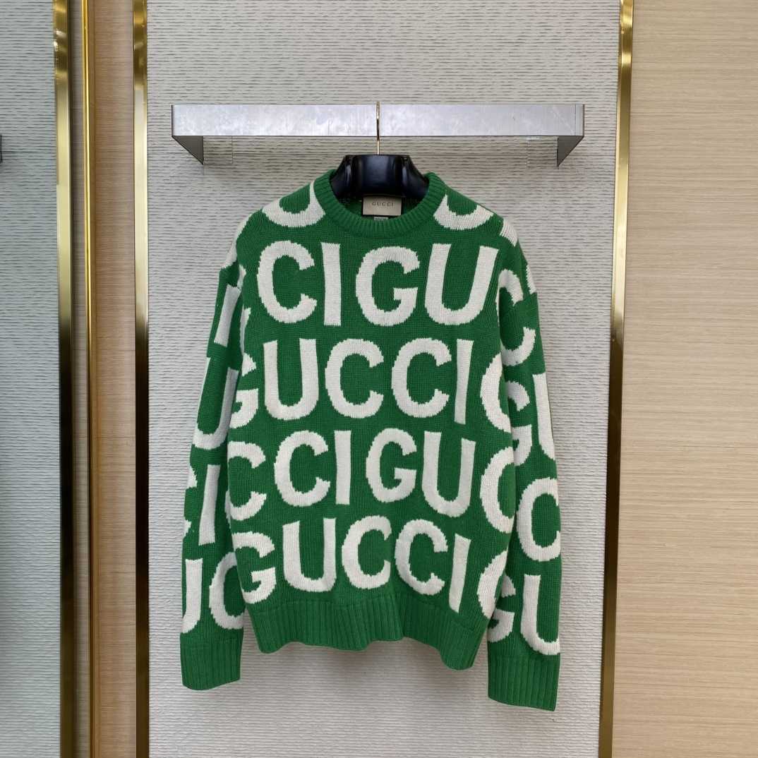 Gucci Logo-intarsia Wool Jumper - EUR FASHION