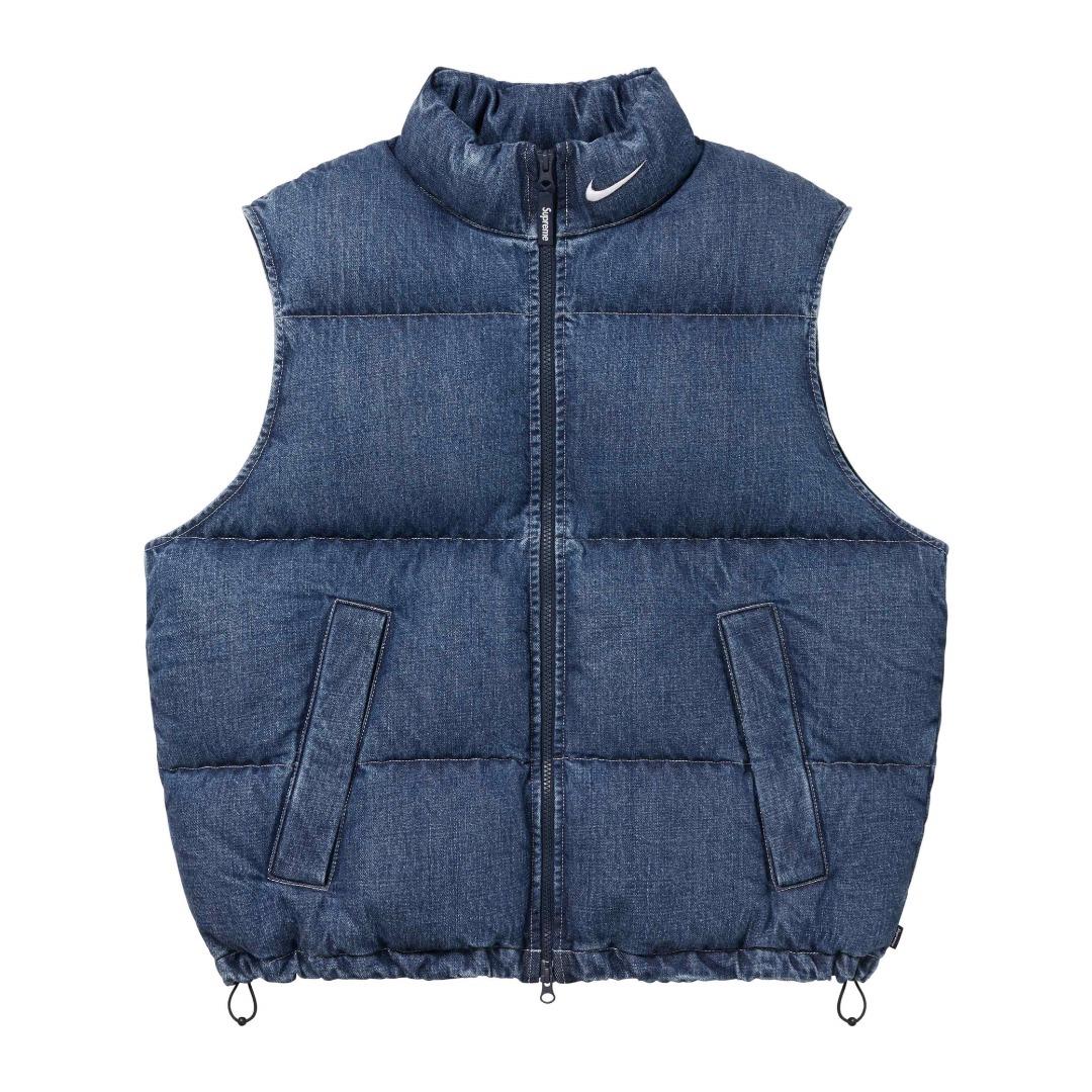 Supreme x Nike Denim Puffer Vest - EUR FASHION