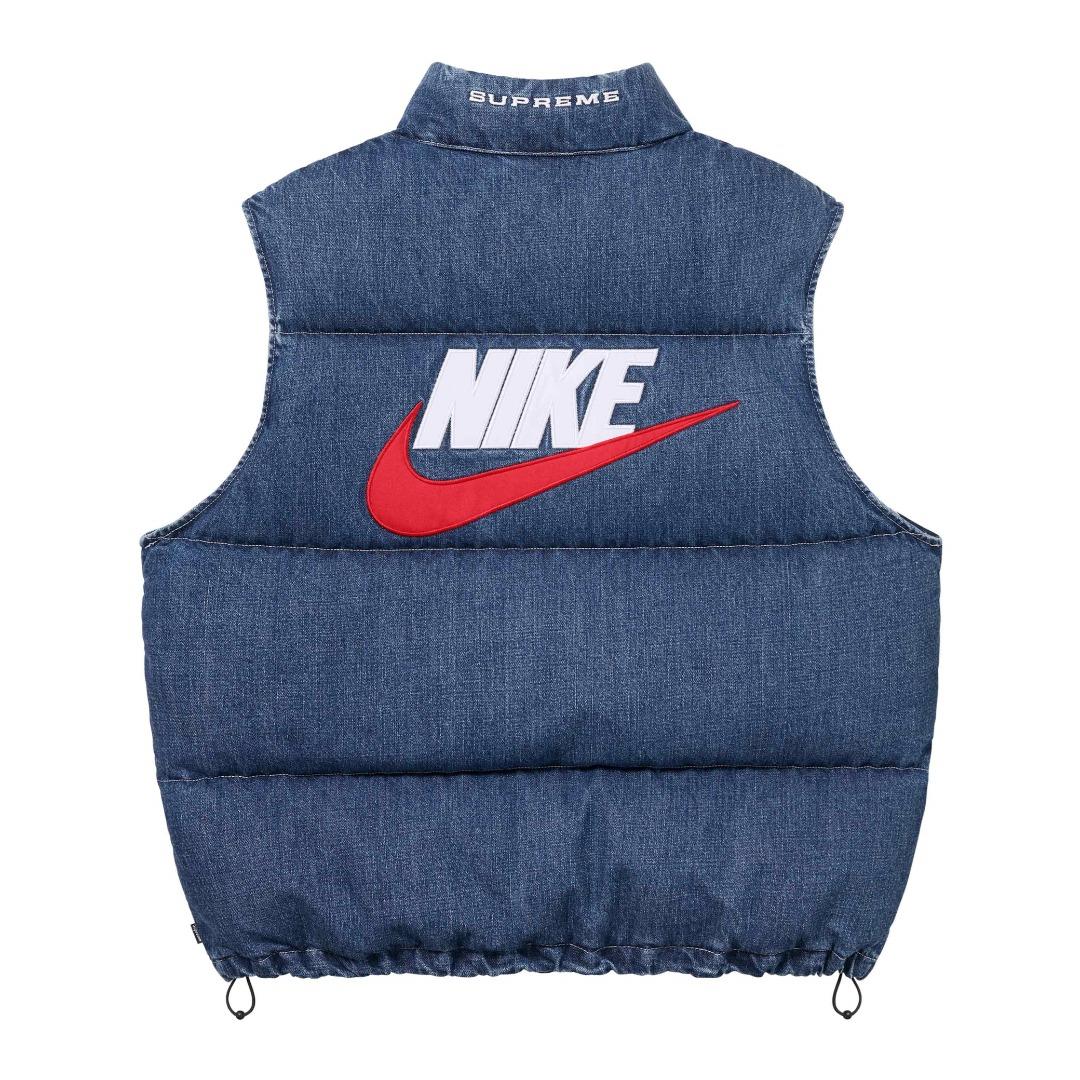 Supreme x Nike Denim Puffer Vest - EUR FASHION