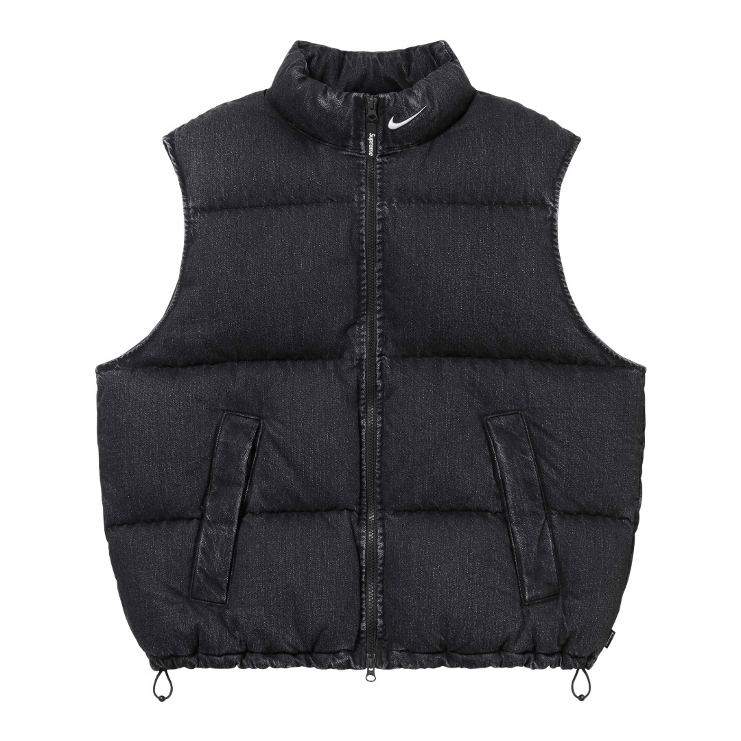 Supreme x Nike Denim Puffer Vest - EUR FASHION