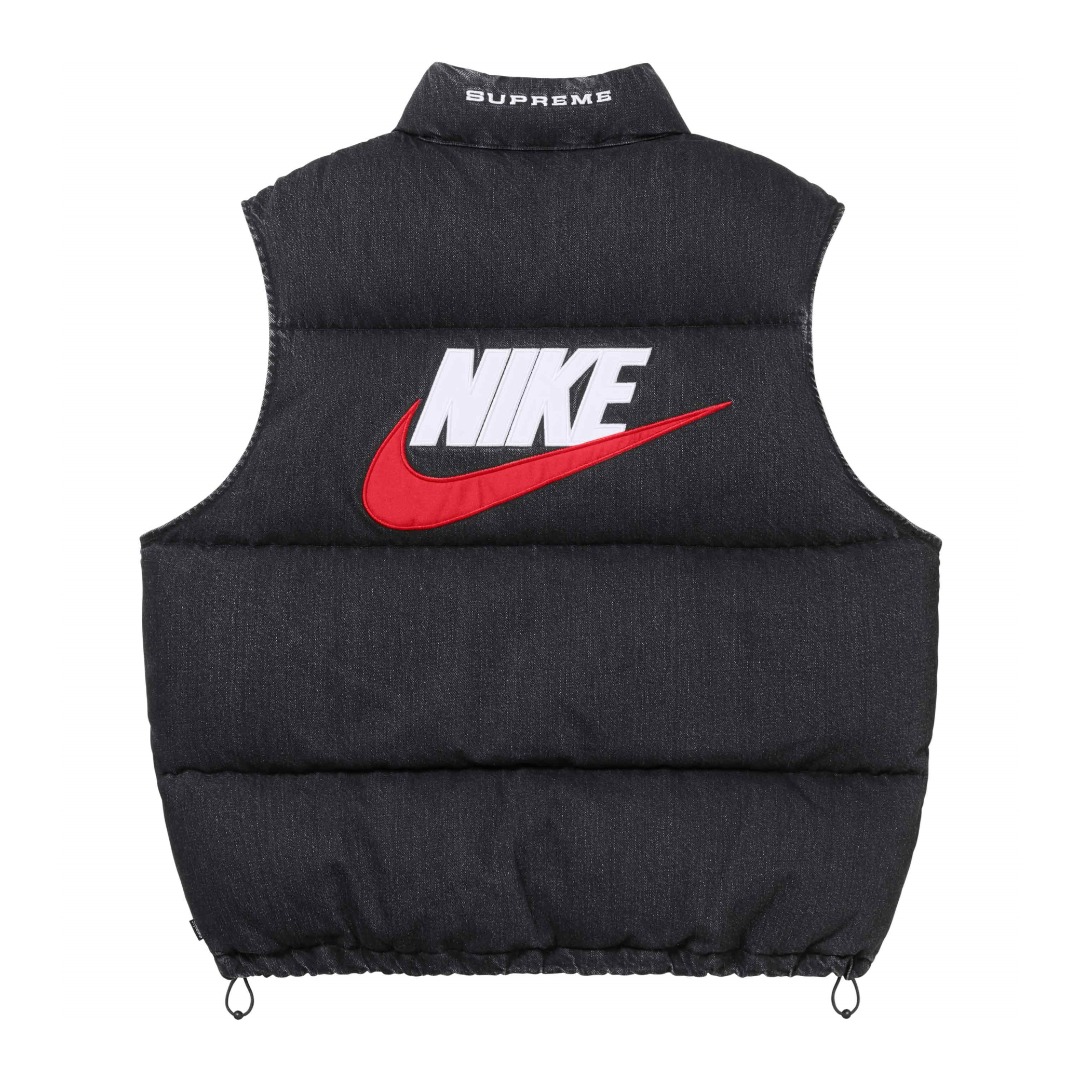 Supreme x Nike Denim Puffer Vest - EUR FASHION