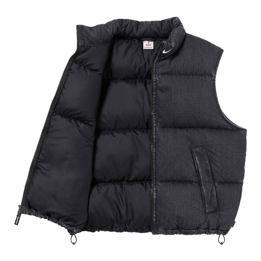 Supreme x Nike Denim Puffer Vest - EUR FASHION