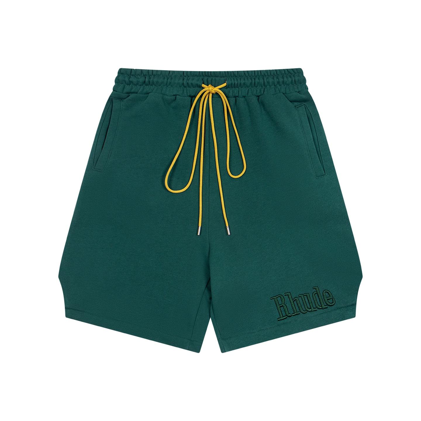 Rhude Embroidered Twill Logo Short - EUR FASHION