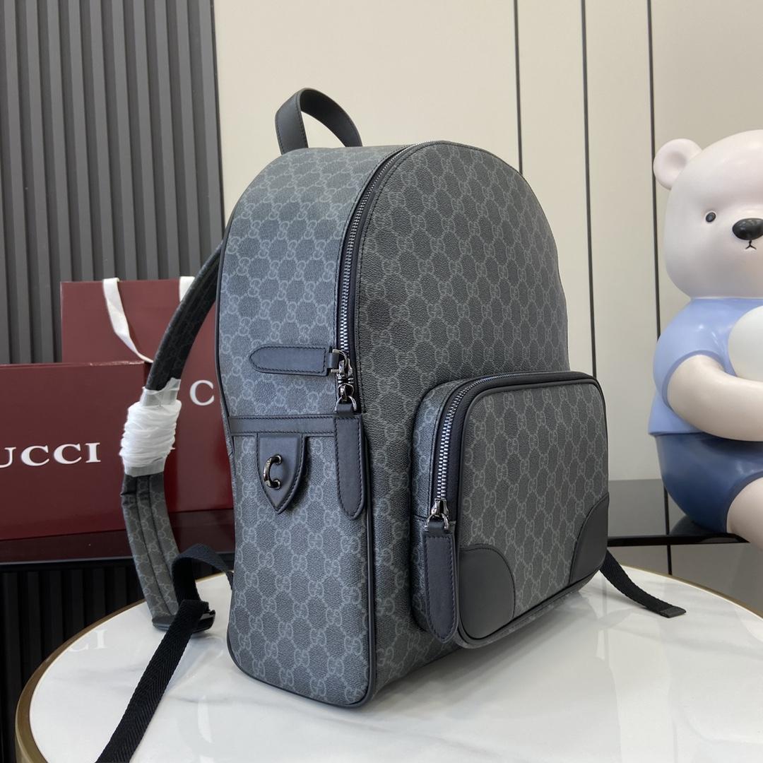 Gucci GG Emblem Medium Backpack  - EUR FASHION