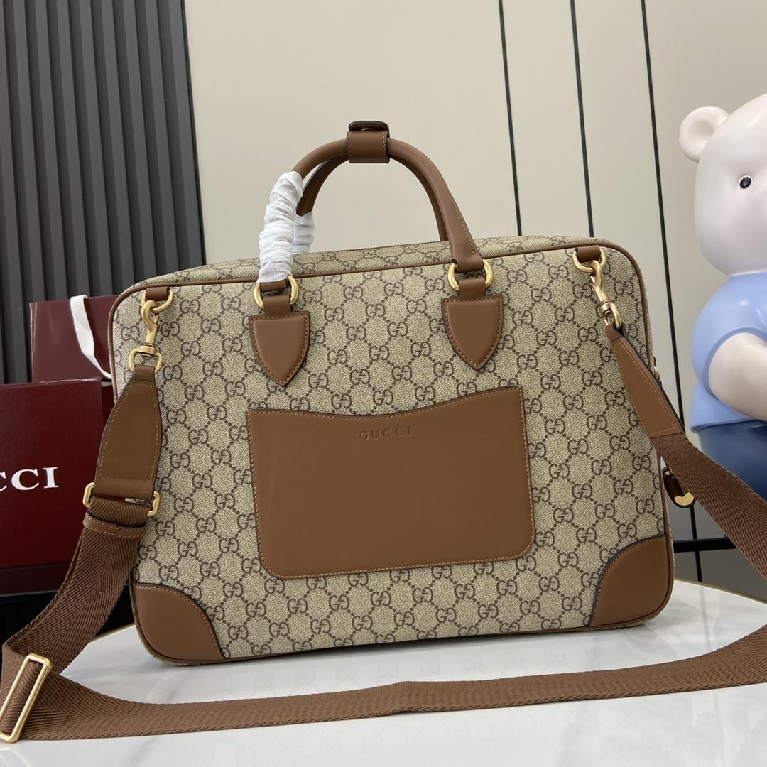 Gucci GG Emblem Medium Briefcase - EUR FASHION