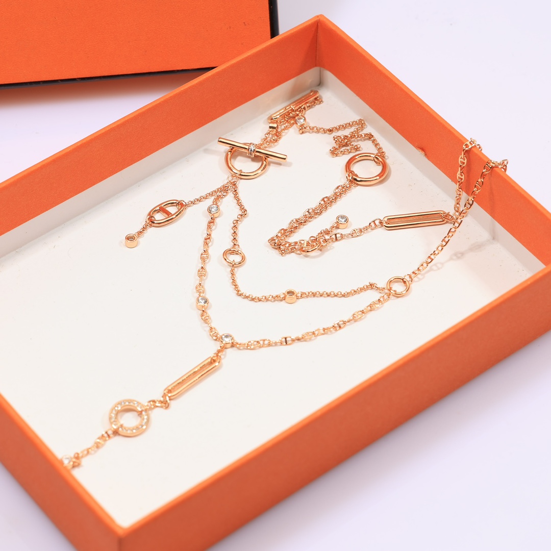 Hermes Chaine D'ancre Chaos Lariat Necklace - EUR FASHION